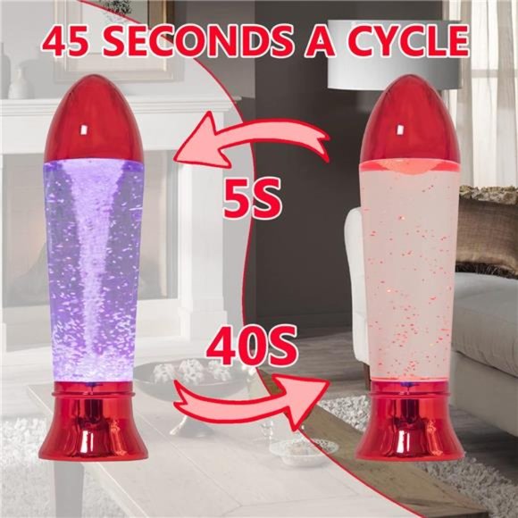 Tornado Lamp 10.5" Cool Kids Toy LED Color Changing,Tornado Maker Kid Safe Toy - Picture 4 of 6